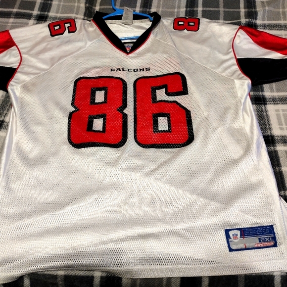 Brian Finneran Vintage Reebok Atlanta Jersey XXL - Picture 1 of 2